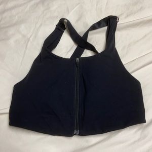 Gymshark zip front sports bra
